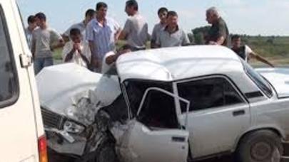 Tovuzda iki avtomobil toqquşub, 5 nəfər xəsarət alıb